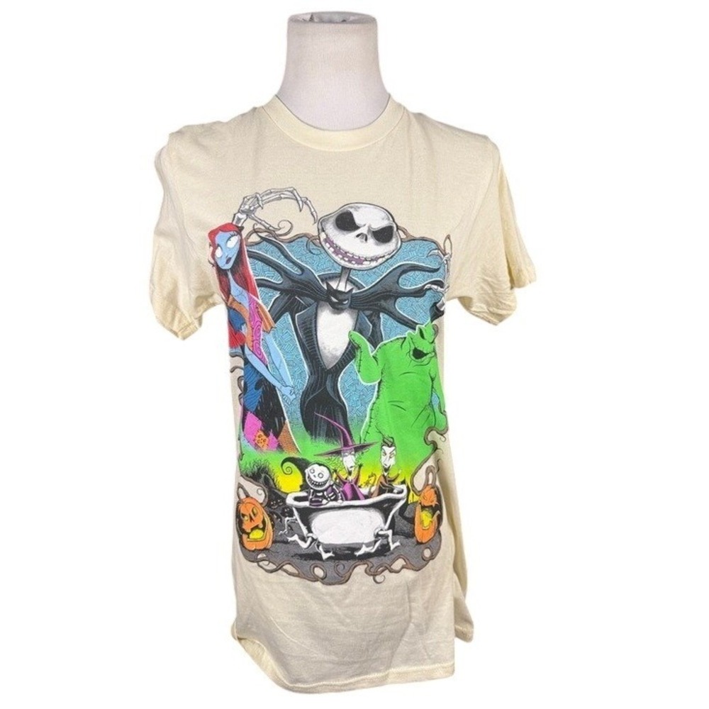 Bioworld T-Shirt Unisex Small NBC Vintage White Tee Cream Graphic NEW